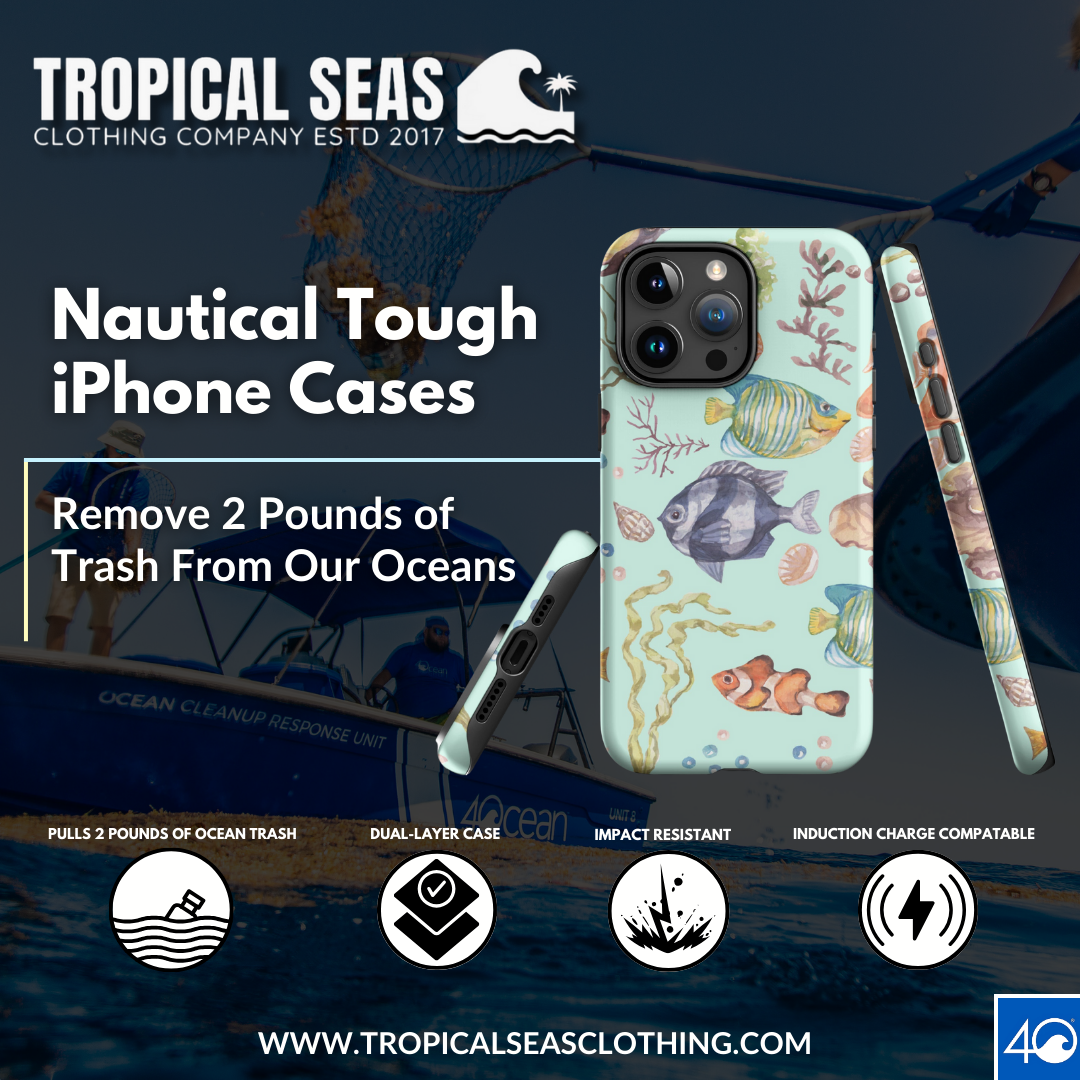 Salty Turquoise Reef Tough Case for iPhone®-0