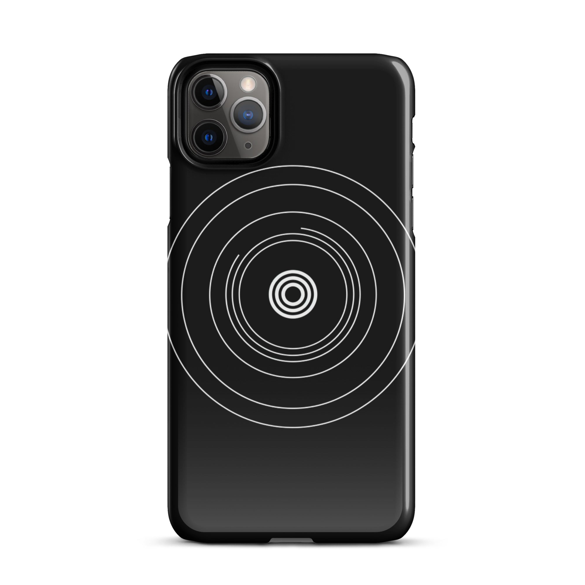 Black Circle Phone case for iPhone-4