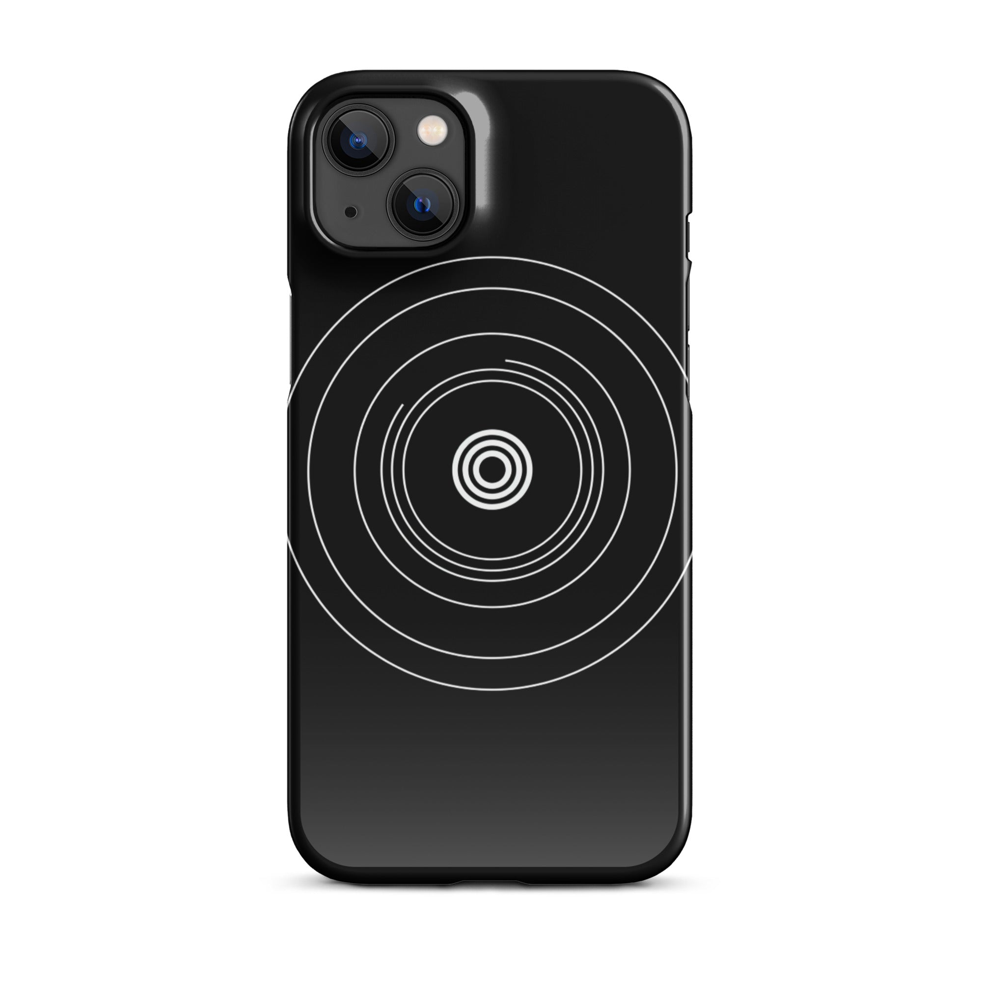 Black Circle Phone case for iPhone-24