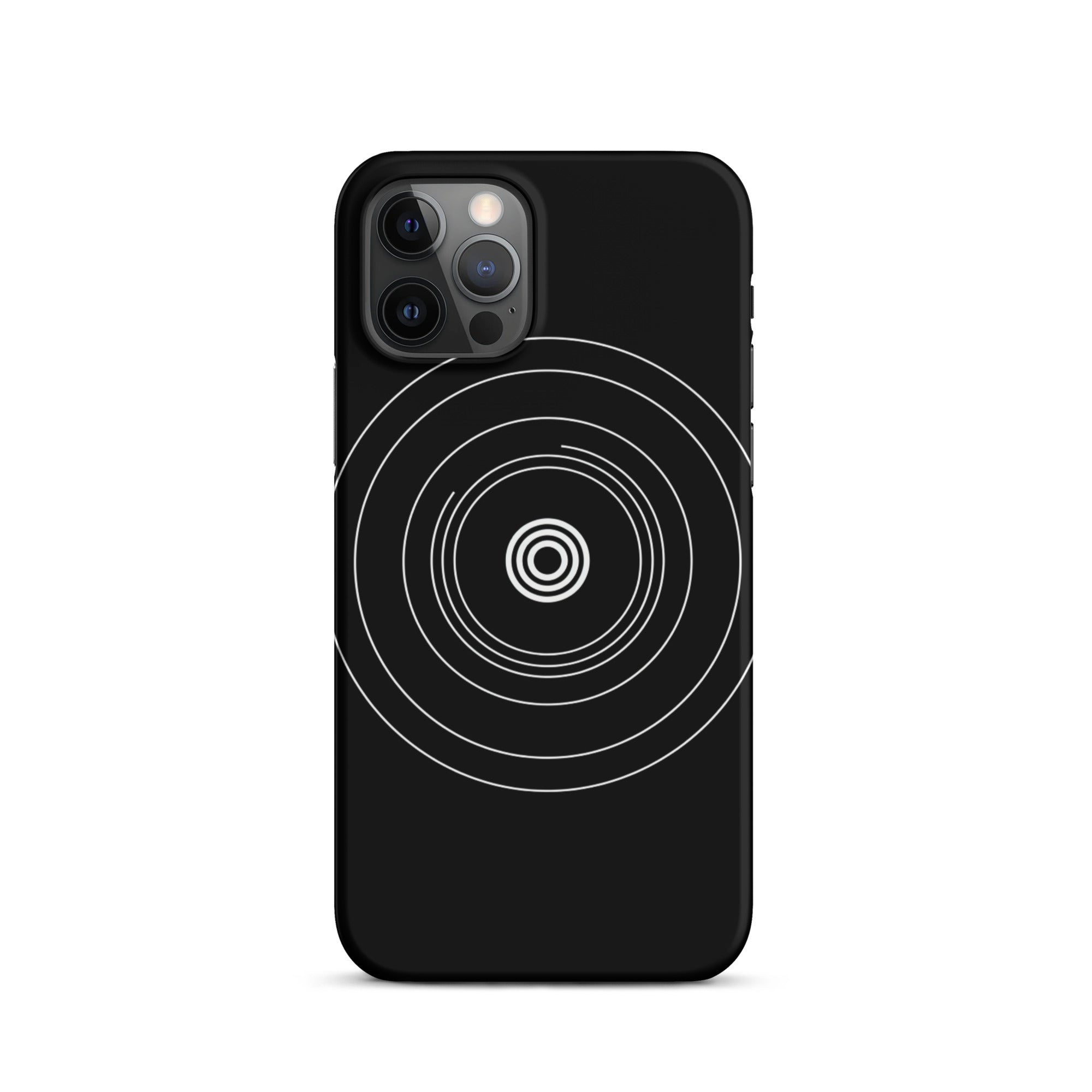 Black Circle Phone case for iPhone-11
