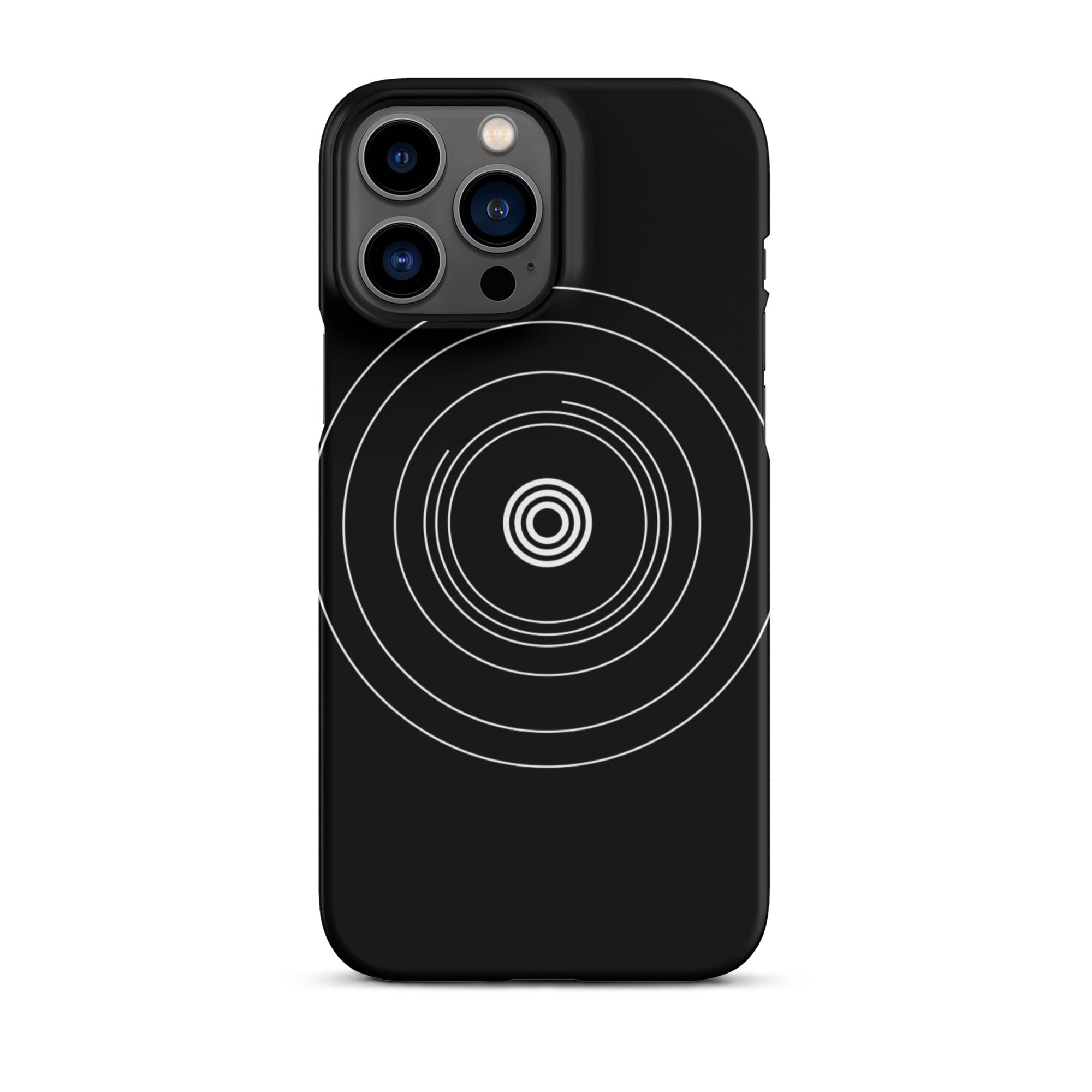 Black Circle Phone case for iPhone-21