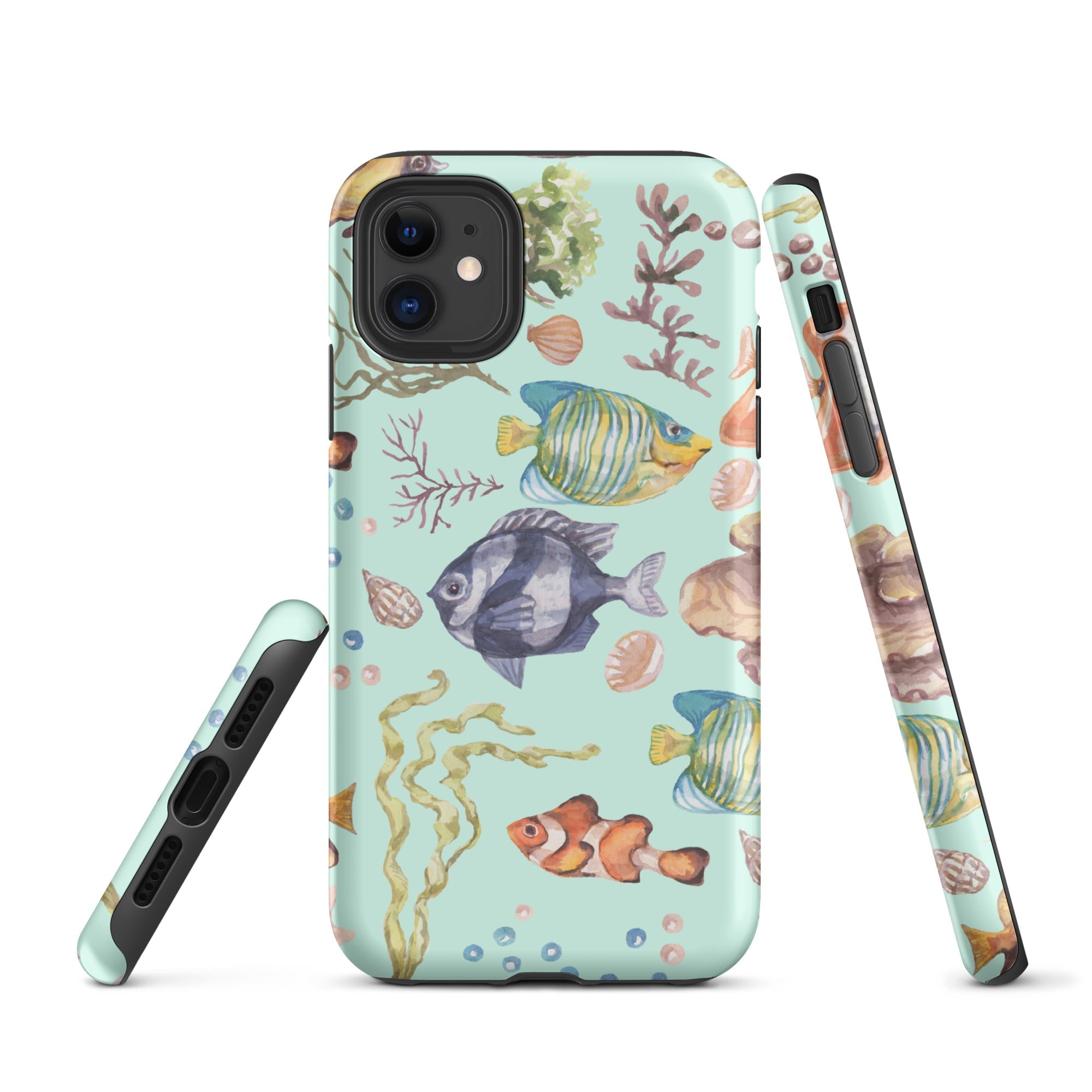 Salty Turquoise Reef Tough Case for iPhone®-2