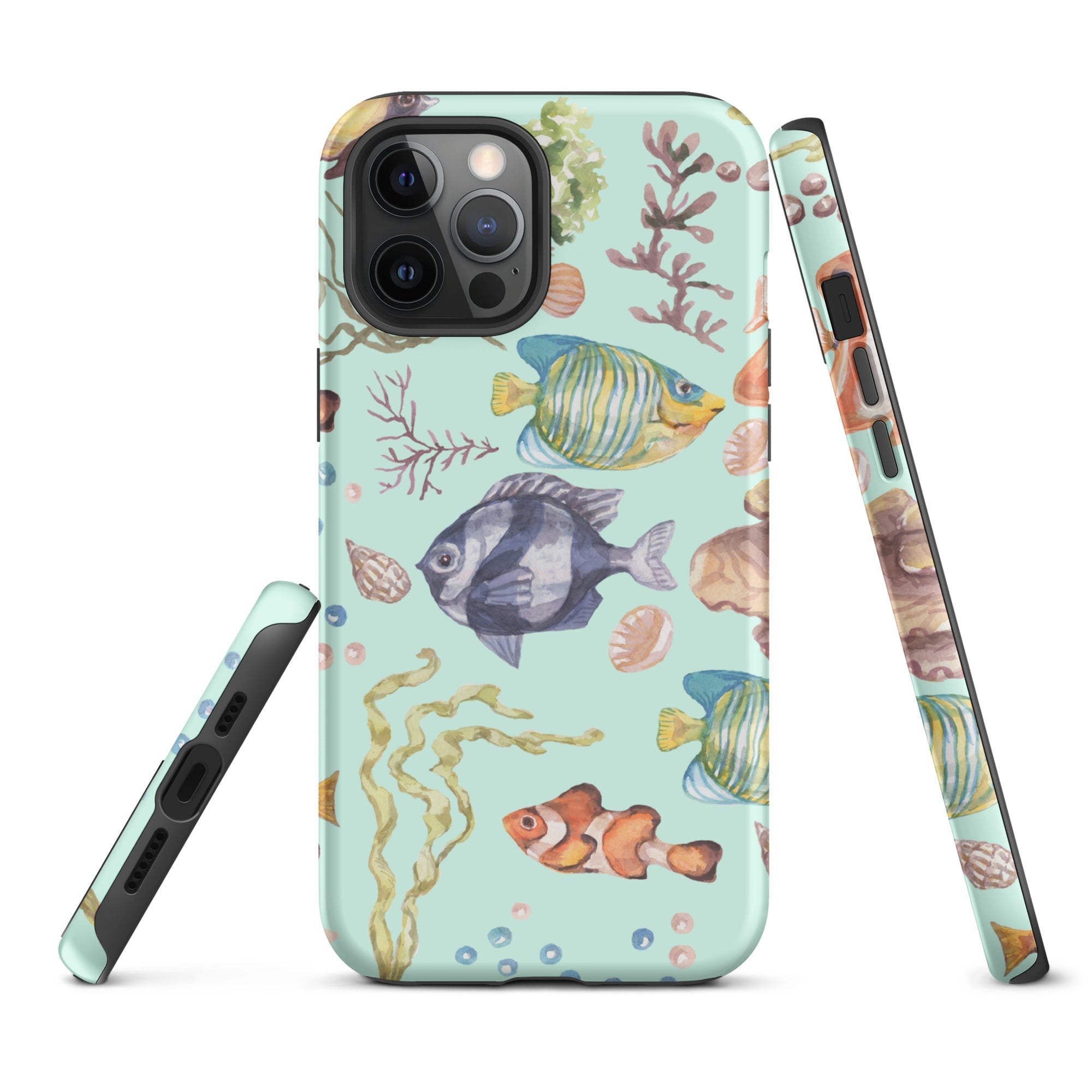 Salty Turquoise Reef Tough Case for iPhone®-8