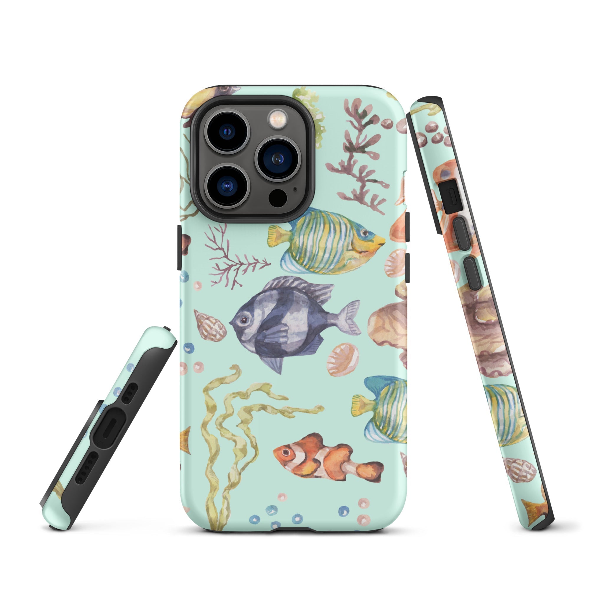 Salty Turquoise Reef Tough Case for iPhone®-11
