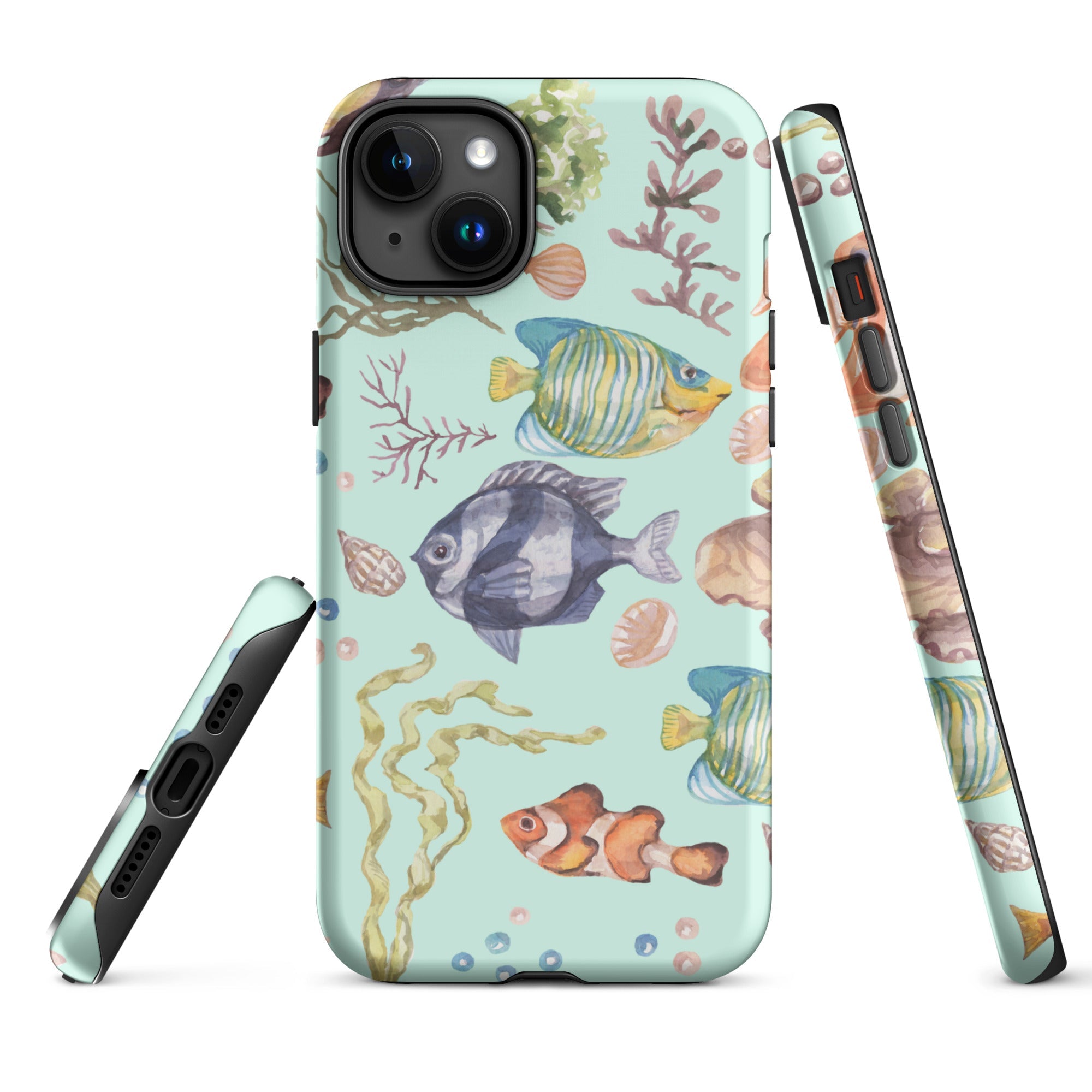 Salty Turquoise Reef Tough Case for iPhone®-18