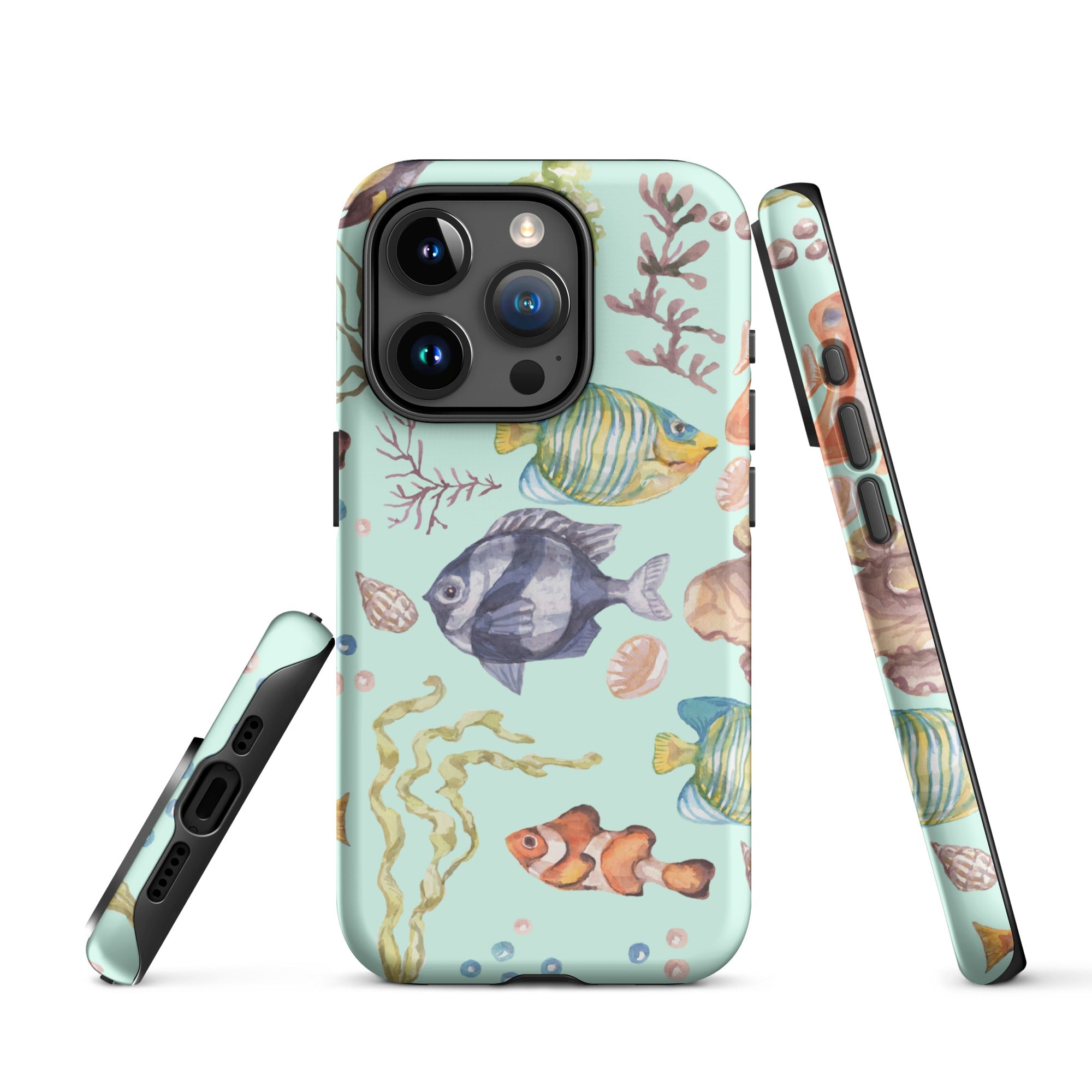 Salty Turquoise Reef Tough Case for iPhone®-19